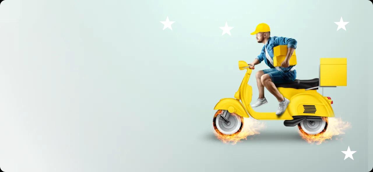 Delivery info banner