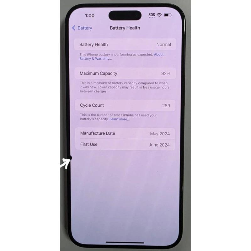 Apple iPhone 15 Pro Max 5G (256GB) - Minor Screen Bleed