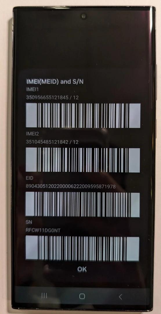 Samsung Galaxy S23 Ultra 5G (256GB) - Minor Screen Bleed