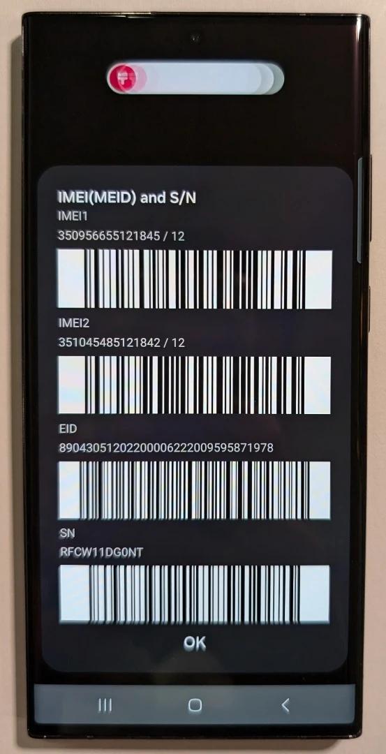 Samsung Galaxy S23 Ultra 5G (256GB) - Minor Screen Bleed
