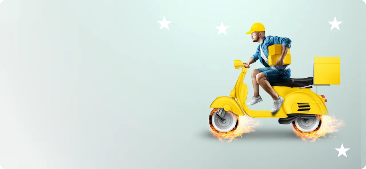 Delivery info banner